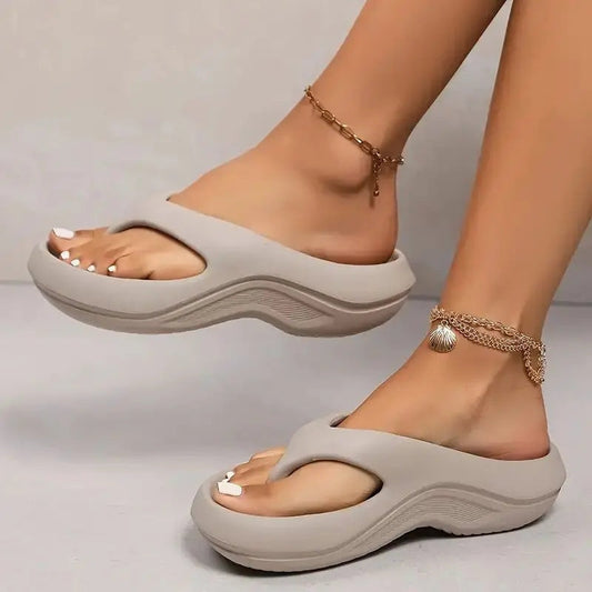 Chanclas Mujer Plataforma Acolchadas Suela Ergonómica - Mavetta