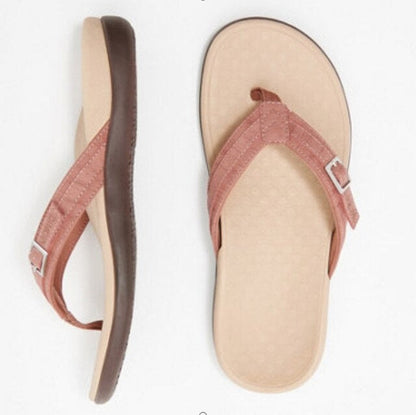 Chanclas Mujer con Hebilla Ajustable Plantilla Contorneada