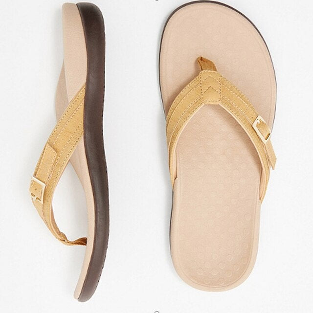 Chanclas Mujer con Hebilla Ajustable Plantilla Contorneada