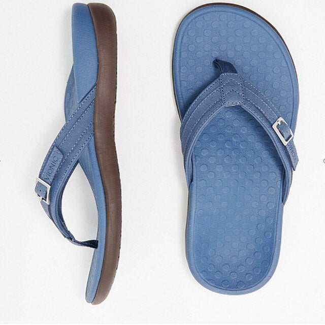 Chanclas Mujer con Hebilla Ajustable Plantilla Contorneada
