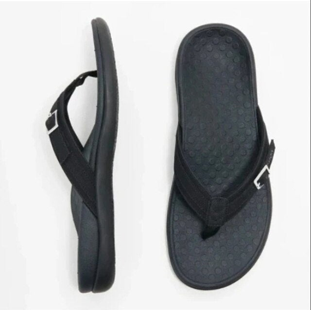 Chanclas Mujer con Hebilla Ajustable Plantilla Contorneada