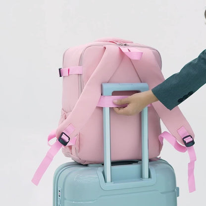 Mochila de Viaje de Gran Capacidad Hombre Apertura 180 Grados