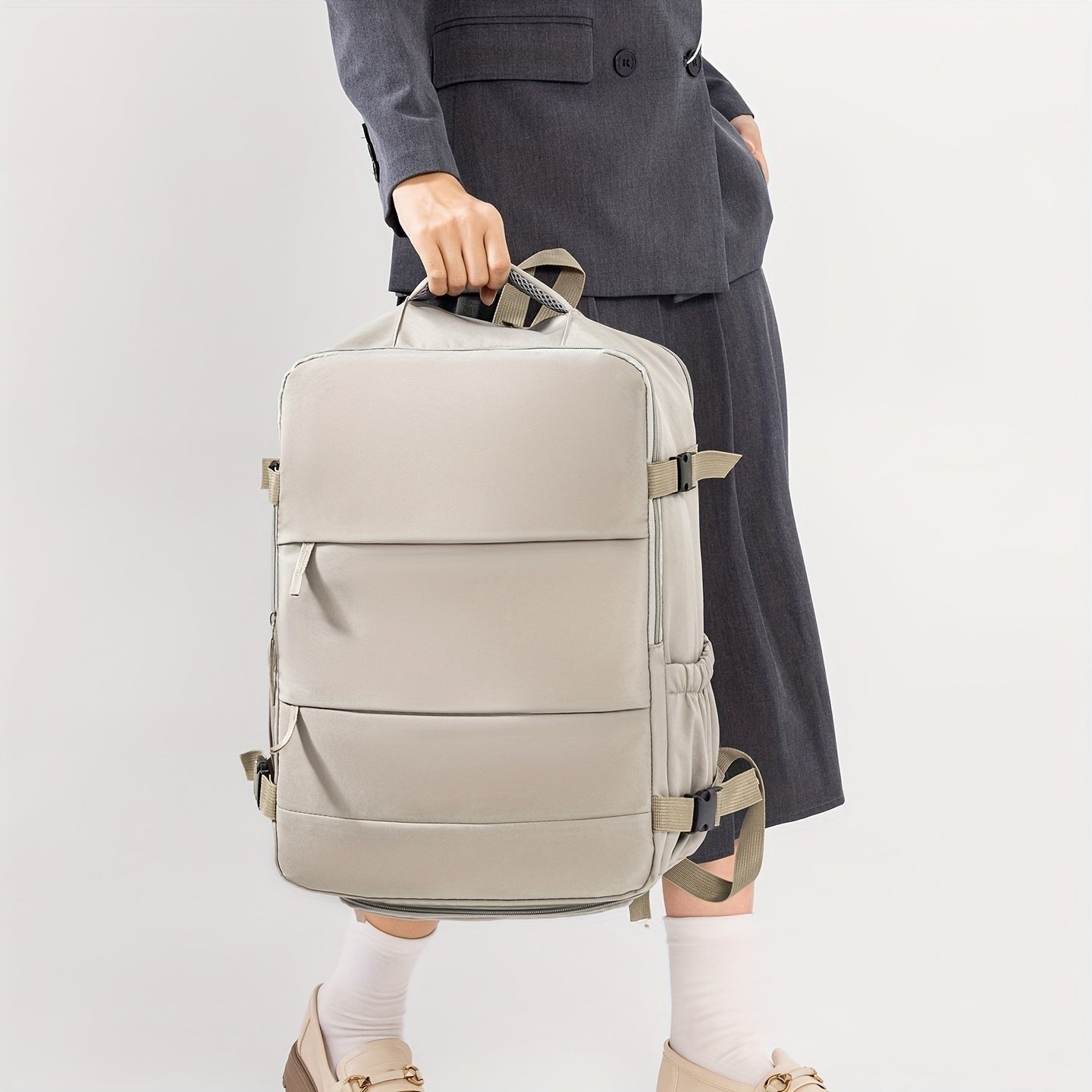 Mochila de Viaje Hombre Múltiples Compartimentos