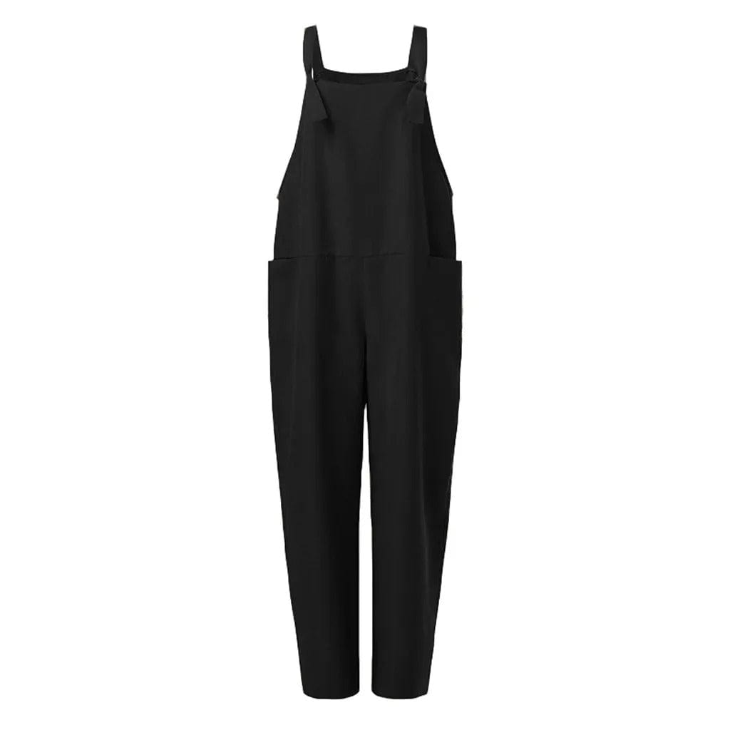Mono Casual Mujer Algodón y Lino Ligero Ajuste Natural