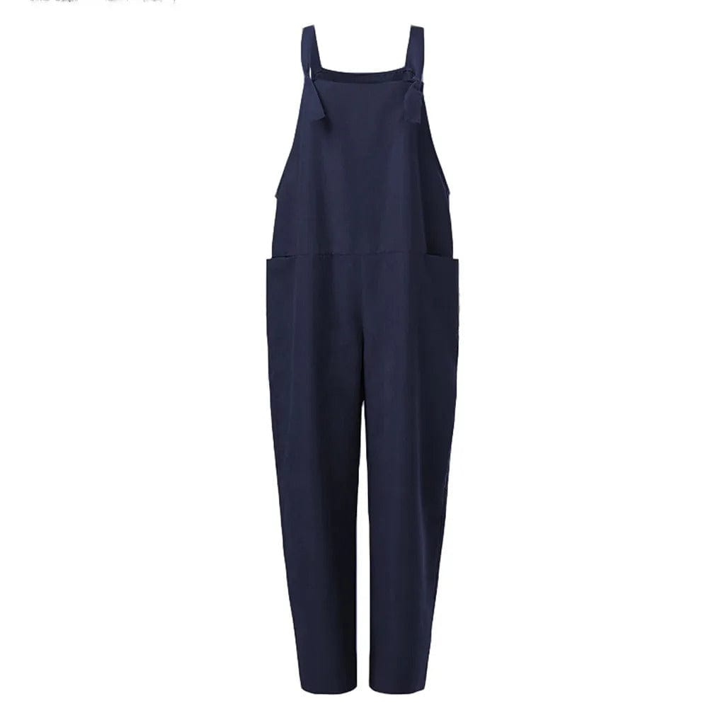 Mono Casual Mujer Algodón y Lino Ligero Ajuste Natural