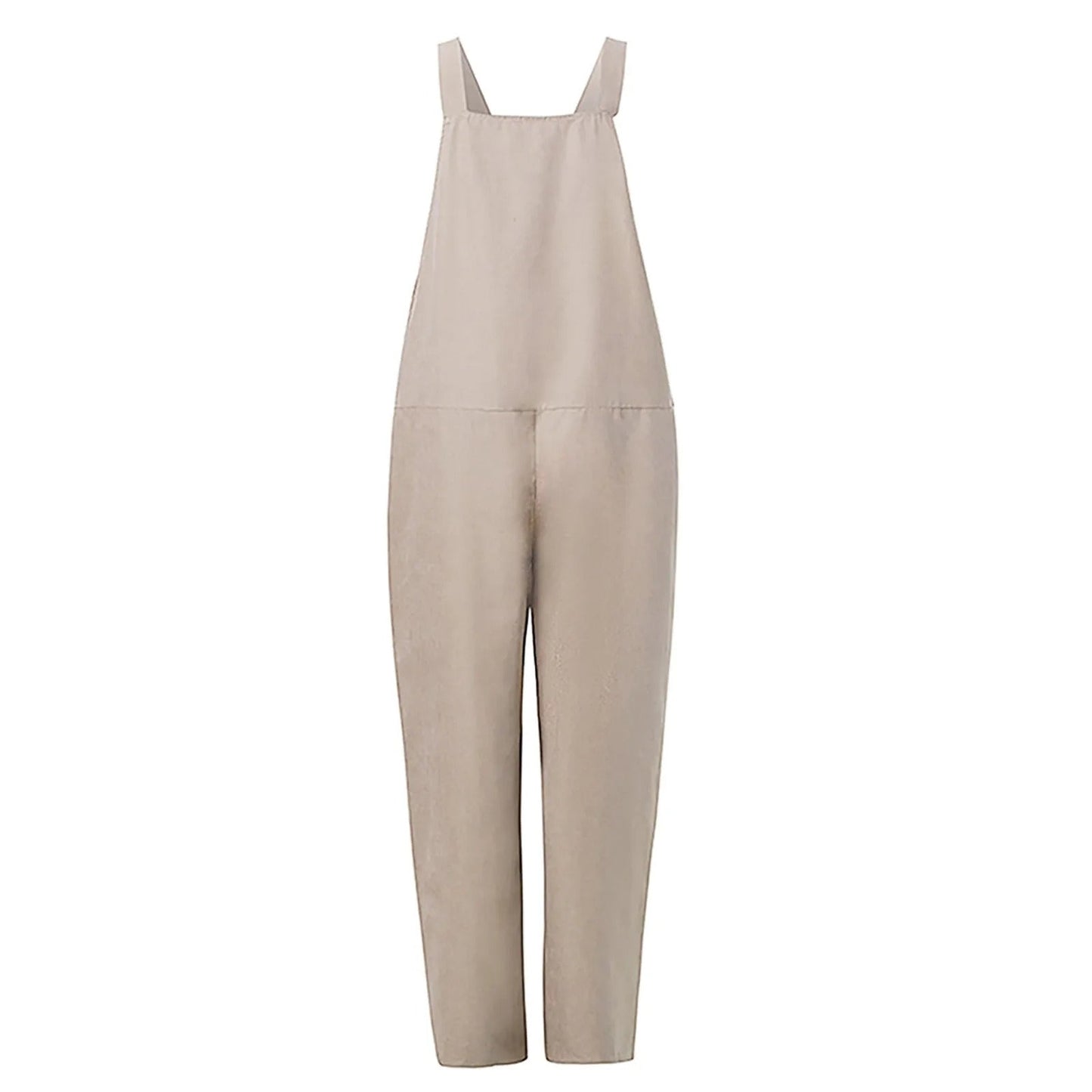 Mono Casual Mujer Algodón y Lino Ligero Ajuste Natural