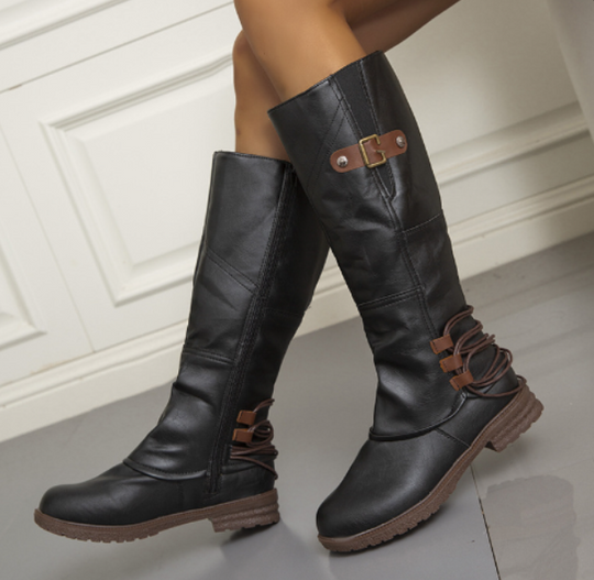 Botas Mujer de Cuero Altas hasta la Rodilla - Mavetta