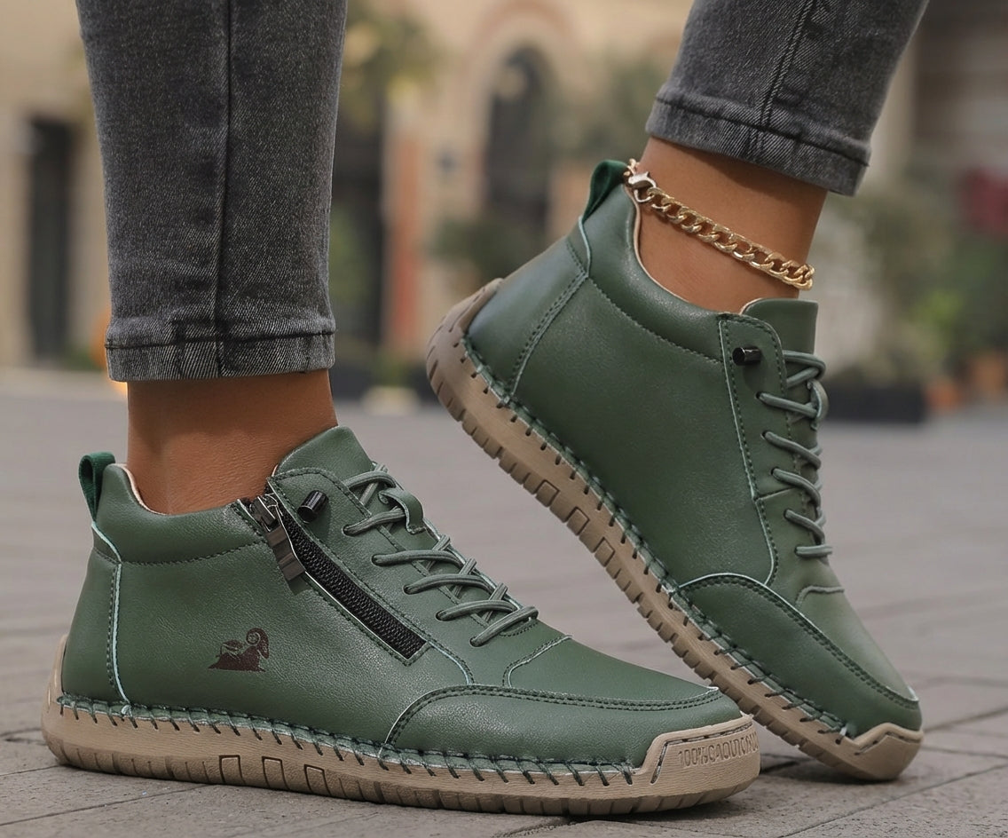 Zapatillas Mujer Ortopédicas Cremallera Ligeras Cómodas