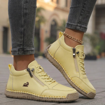 Zapatillas ortopédicas mujer con cremallera cómodas