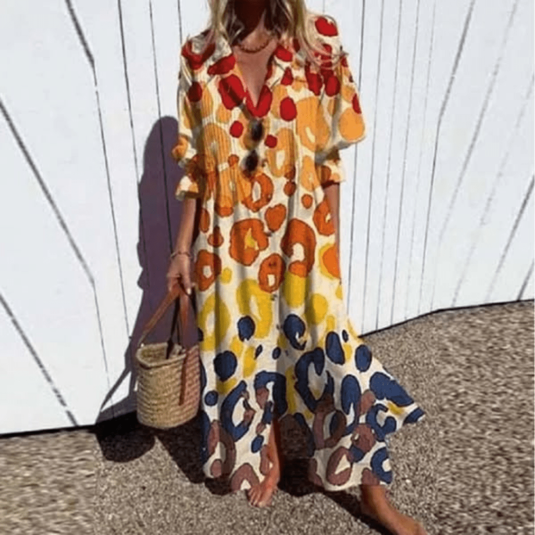 Vestido Mujer Ligero Bohemio Estilo Verano Festival