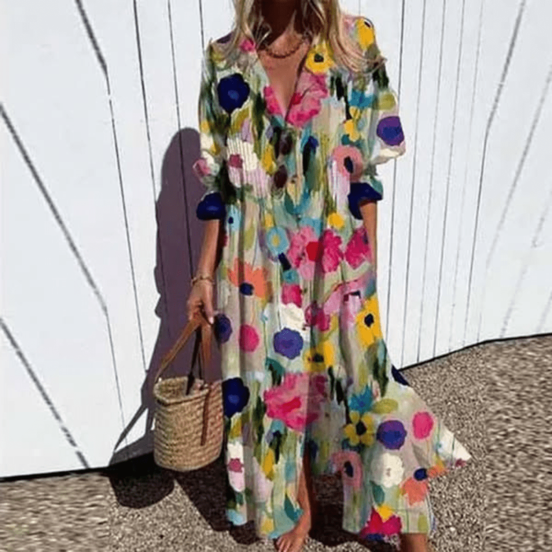 Vestido Mujer Ligero Bohemio Estilo Verano Festival - Mavetta
