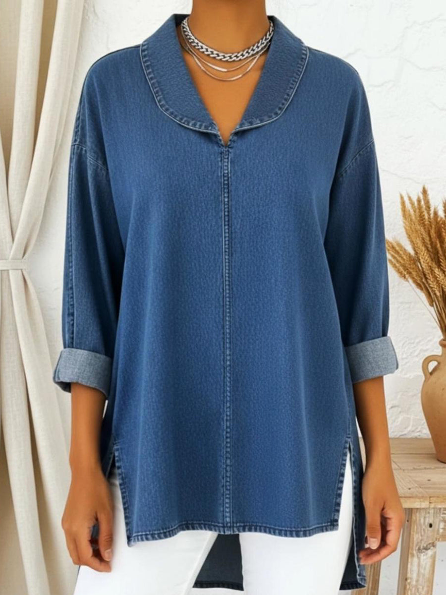 Blusa Mujer Ligera Casual Versátil Manga Larga - Mavetta