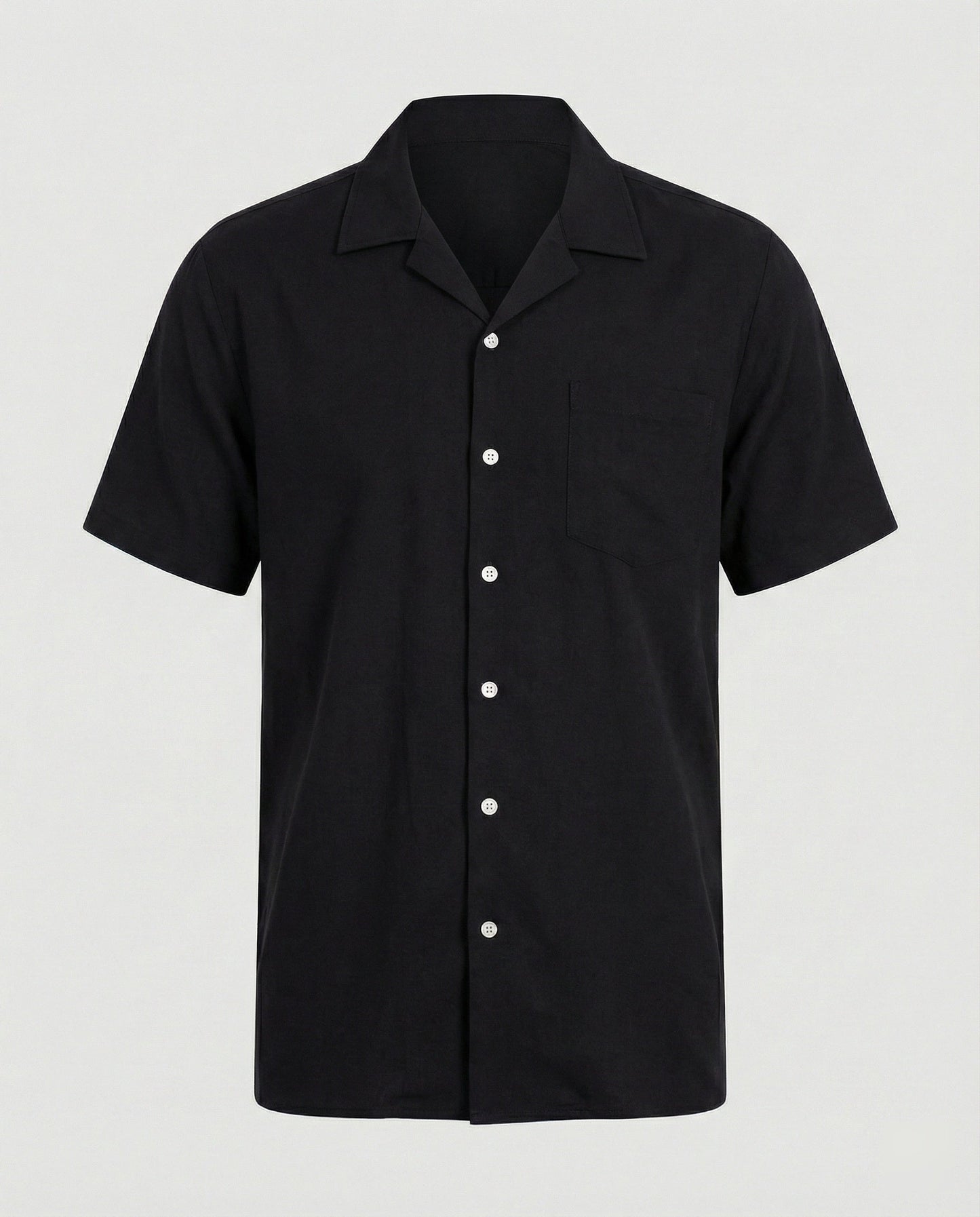 Camisa hombre manga corta estampado tropical estilo hawaiano