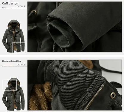 Chaqueta táctica hombre con capucha para exteriores resistente