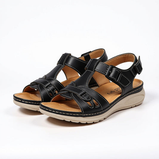 Sandalias Mujer con Tiras Suela Plana y Soporte - Mavetta