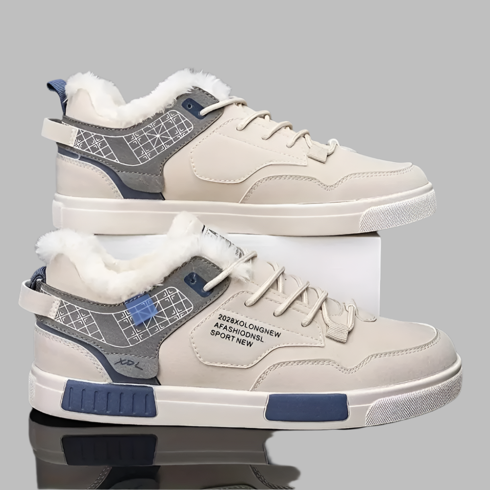 Zapatillas Hombre Invierno con Forro de Felpa Interior