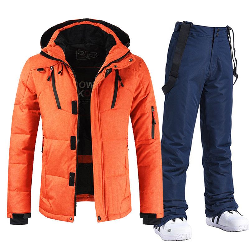 Conjunto Hombre Chaqueta y Pantalón Acolchados Invierno Resistente - Mavetta