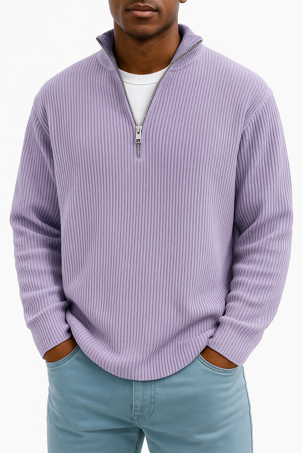 Suéter Hombre Casual Ajuste Regular