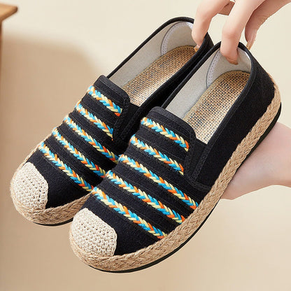 Alpargatas Planas Mujer Yute Cordones - Mavetta