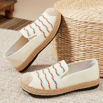 Alpargatas Planas Mujer Yute Cordones