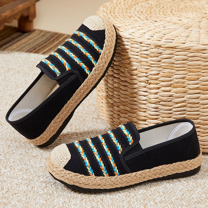 Alpargatas Planas Mujer Yute Cordones