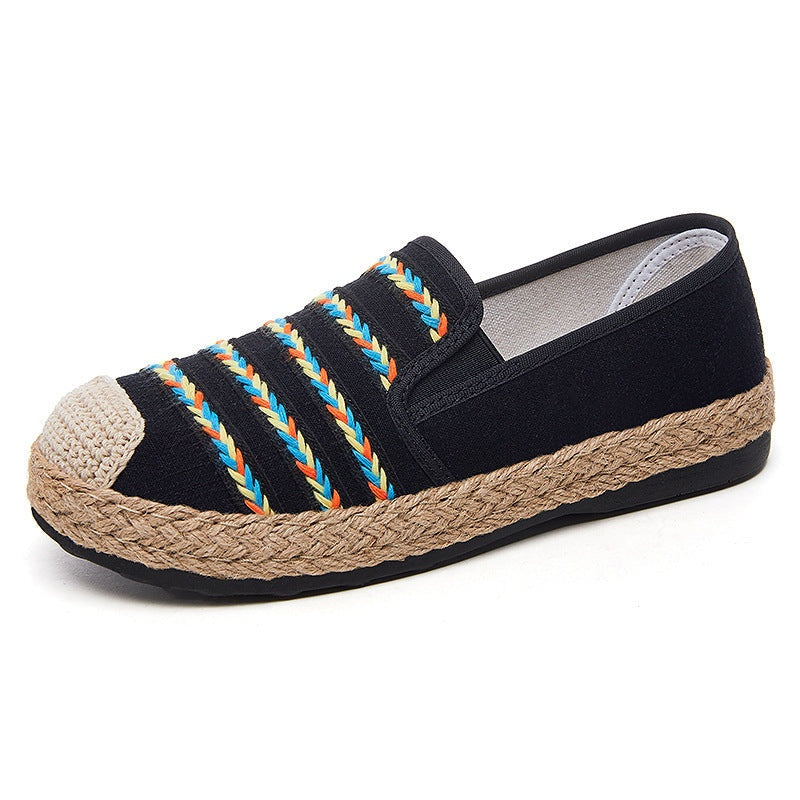 Alpargatas Planas Mujer Yute Cordones