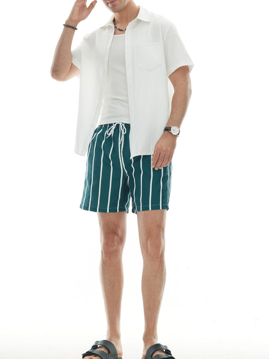 Pantalón Corto Hombre de Algodón Cintura Elástica - Mavetta