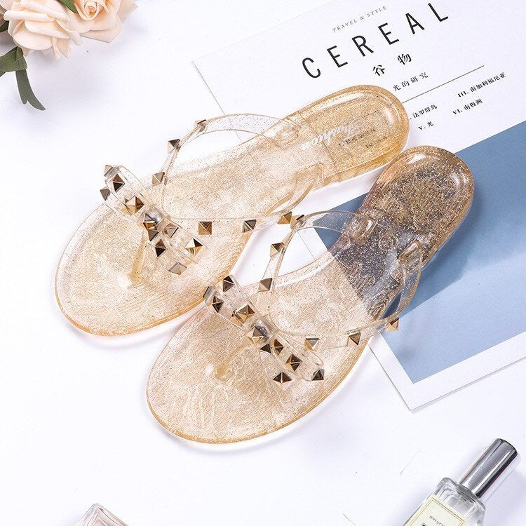 Chanclas Mujer Dedo con Tachuelas
