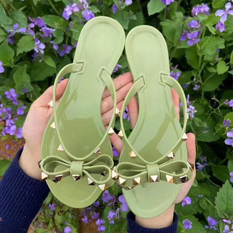 Chanclas Mujer Dedo con Tachuelas
