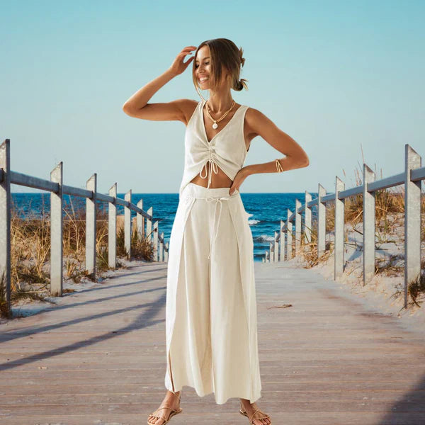Conjunto Mujer Dos Piezas Verano Casual Suelto