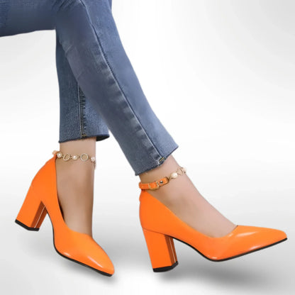 Zapatos Tacón Grueso Mujer Comodos Ajuste Confortable