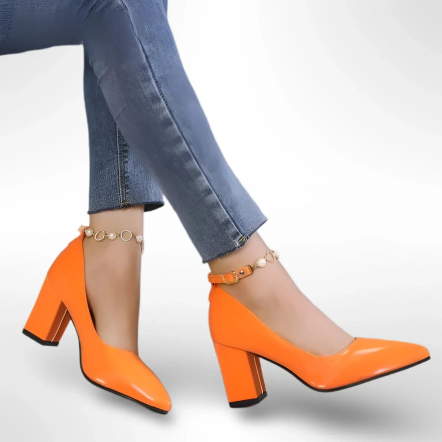 Zapatos Tacón Mujer Suela Ergonómica Cómodos