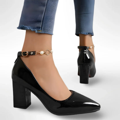 Zapatos Tacón Grueso Mujer Comodos Ajuste Confortable