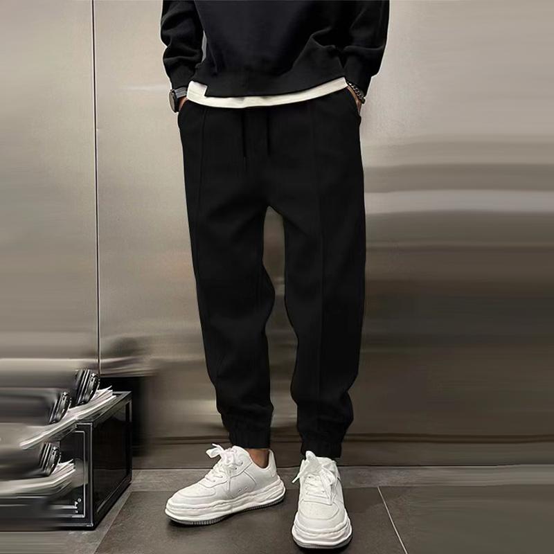 Pantalones Jogger Hombre Algodón Cálido Ajuste Moderno