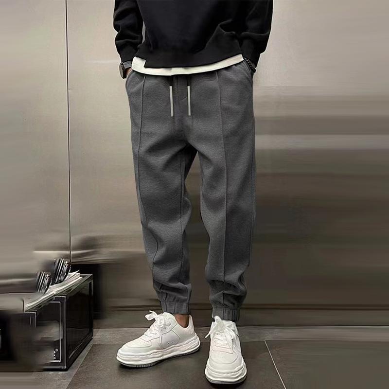 Pantalones Jogger Hombre Algodón Cálido Ajuste Moderno