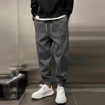 Pantalones Jogger Hombre Algodón Cálido Ajuste Moderno
