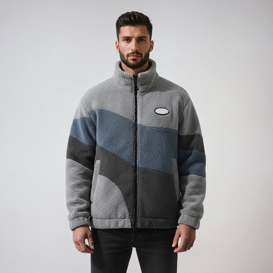 Chaqueta Hombre de Tejido Polar Cálido Estilo Vintage - Mavetta