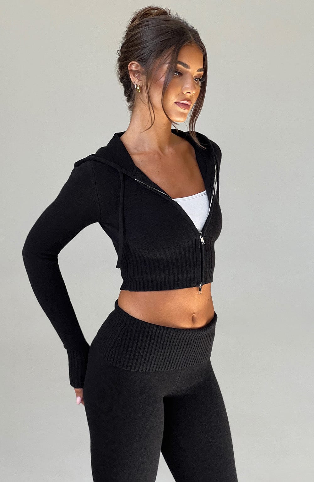 Chaqueta Mujer de Tela Suave Corte Relajado