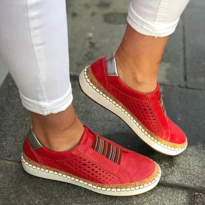 Zapatos ortopédicos mujer sin cordones cómodos
