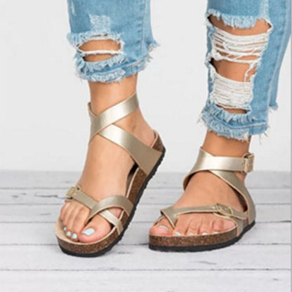 Sandalias Mujer de Cuero Diseño Elegante y Cómodas