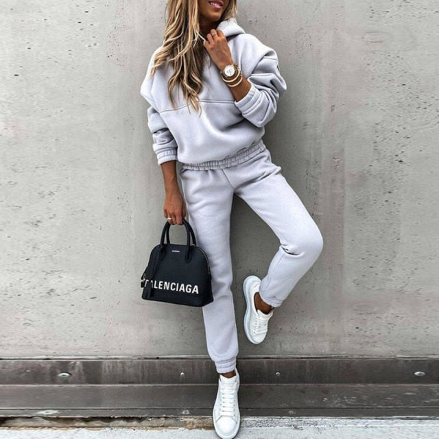 Conjunto Mujer de Chándal Algodón Cómodo Invierno y Viaje - Mavetta