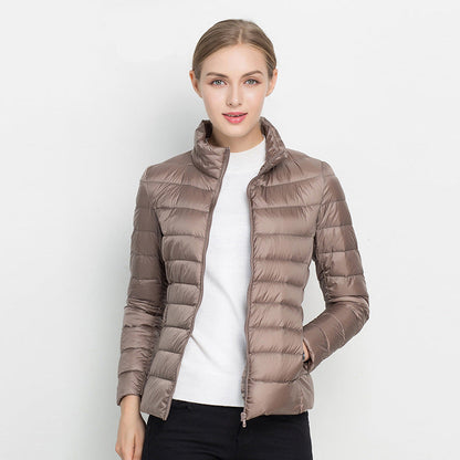 Chaqueta Ligera Mujer de Plumón Estilo Urbano