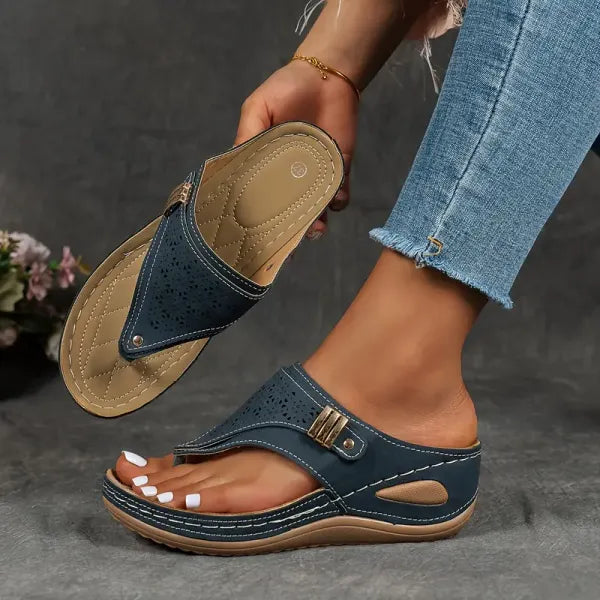 Sandalias Mujer Ortopédicas con Tiras Suela Acolchada
