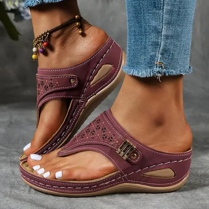 Sandalias Mujer Ortopédicas con Tiras Suela Acolchada