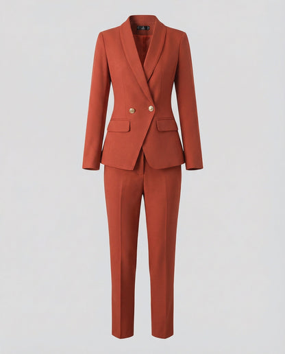 Conjunto Mujer dos Piezas Blazer y Pantalón Ajustado