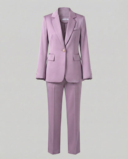 Conjunto Mujer dos Piezas Blazer y Pantalón Ajustado