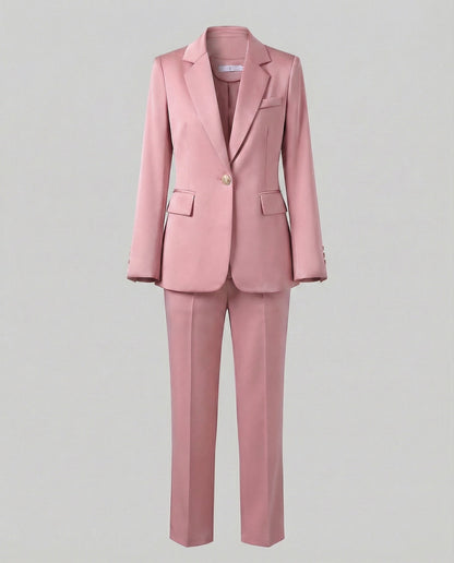 Conjunto Mujer dos Piezas Blazer y Pantalón Ajustado