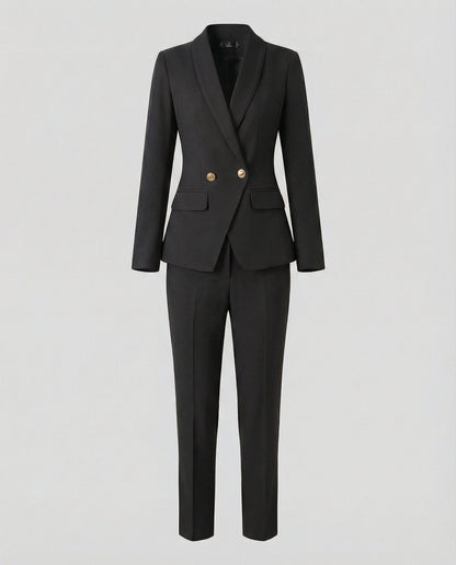 Conjunto Mujer dos Piezas Blazer y Pantalón Ajustado