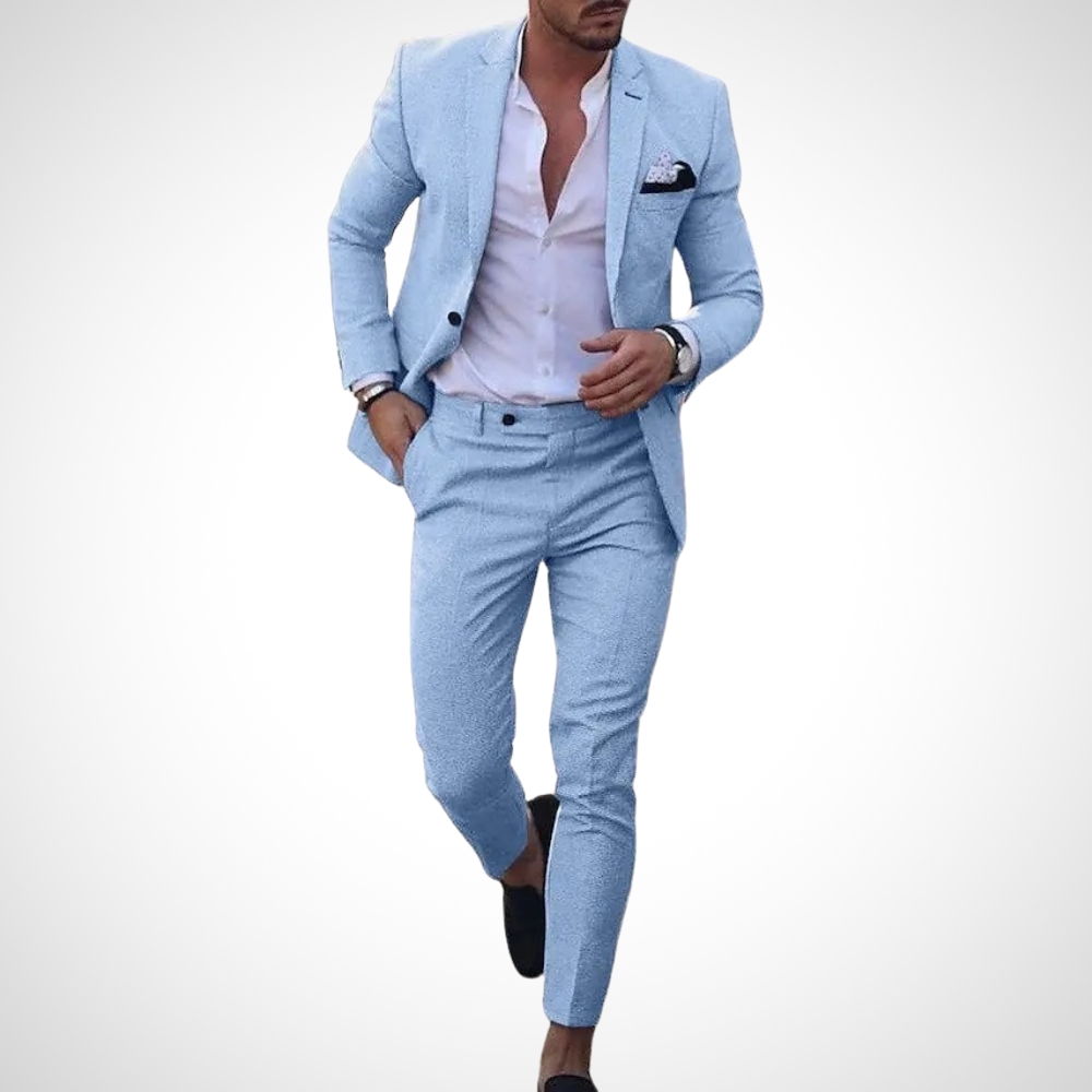 Traje Hombre Slim Fit Corte Ajustado