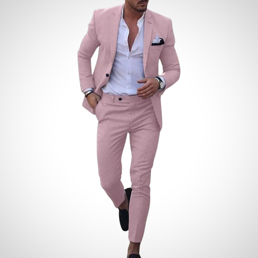 Traje Hombre Slim Fit Corte Ajustado